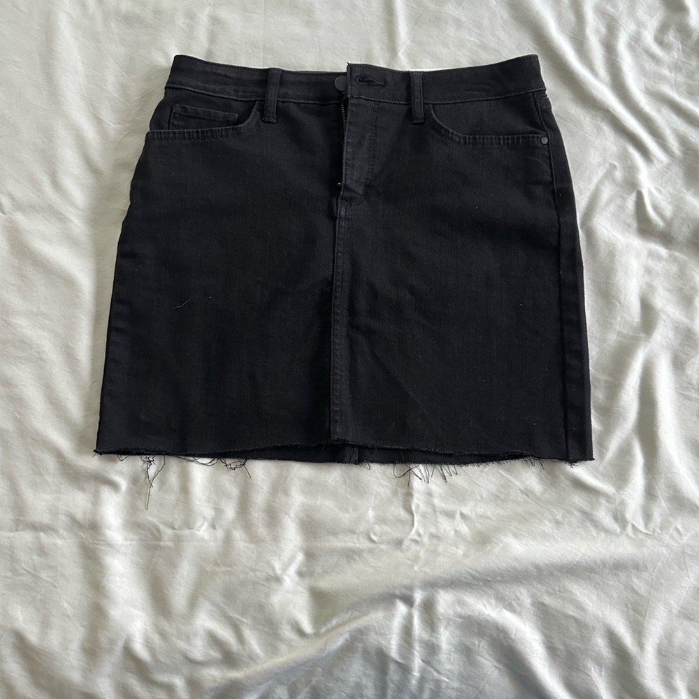 a.n.a Black Denim Pencil Skirt